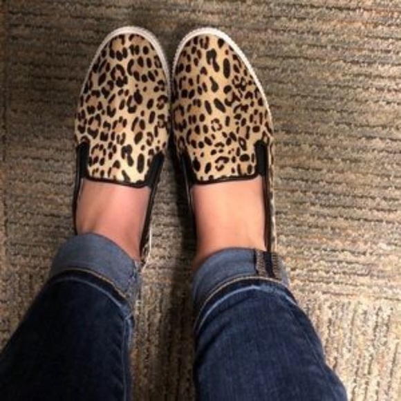 halogen leopard sneakers